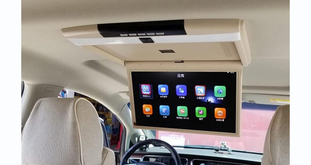 TV voiture plafonnier